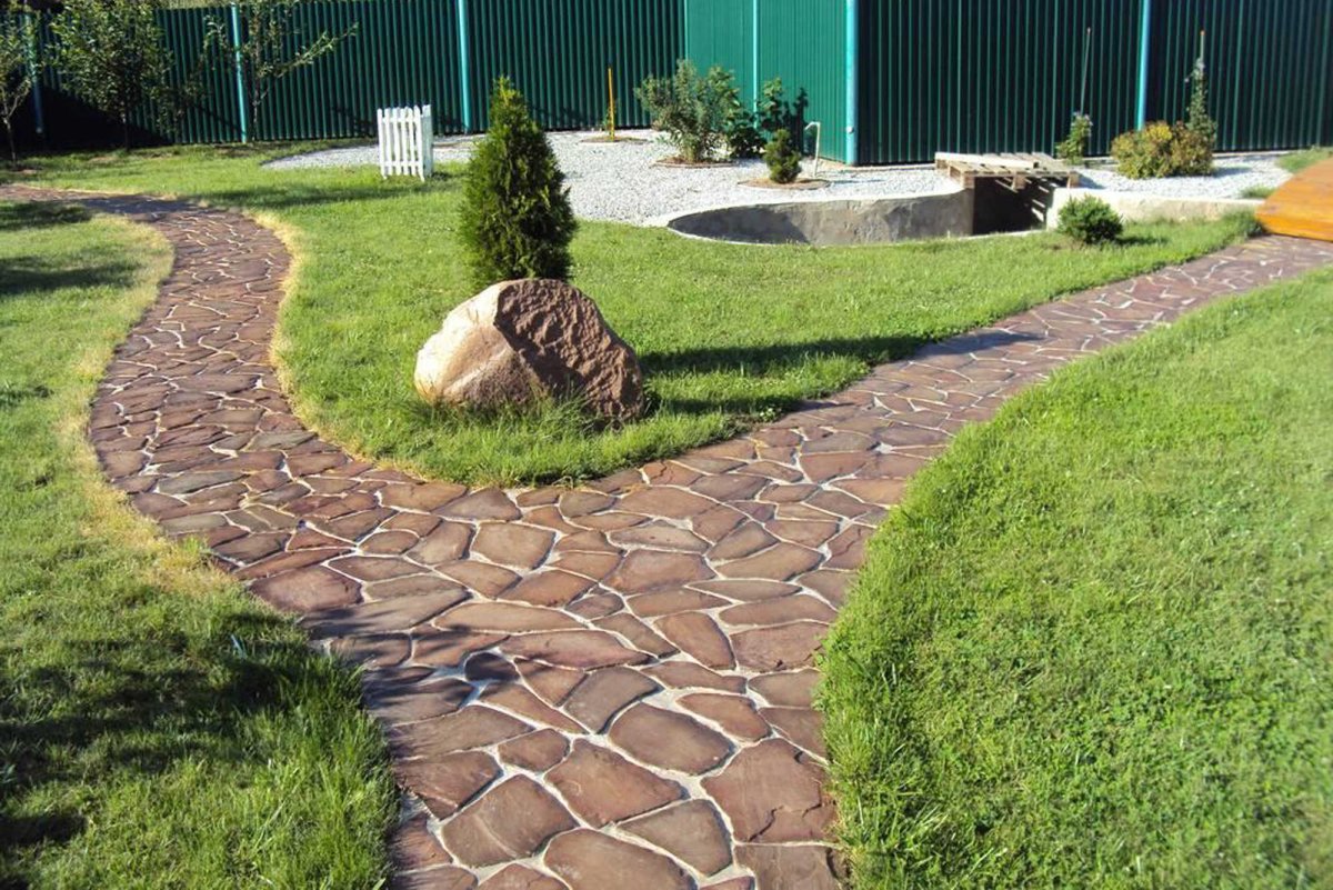 Плитняк для мощения дорожек