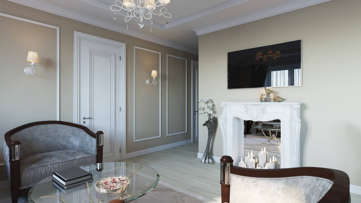 Молдинги в интерьере