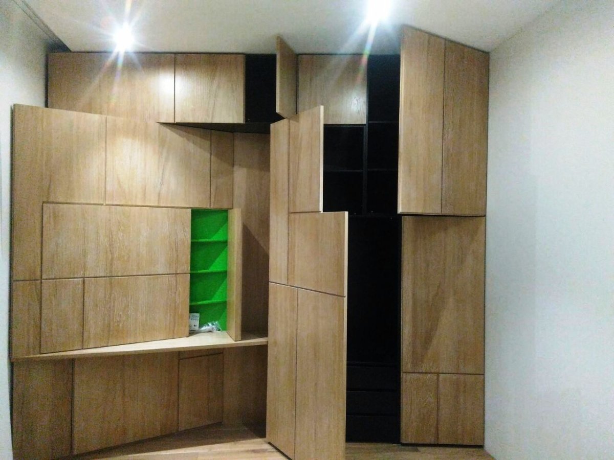 Полки из шпонированной фанеры