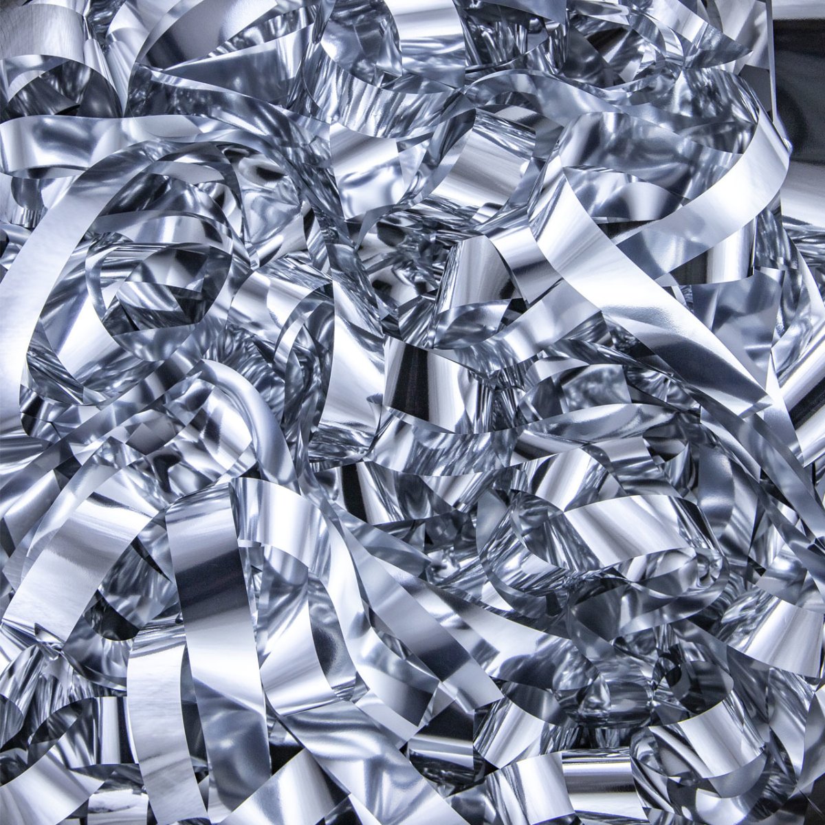 Конфетти шоу серебро