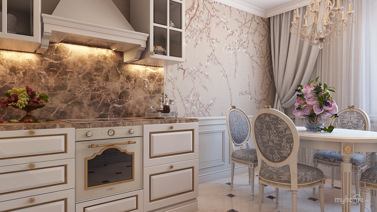 Мрамор в лофте