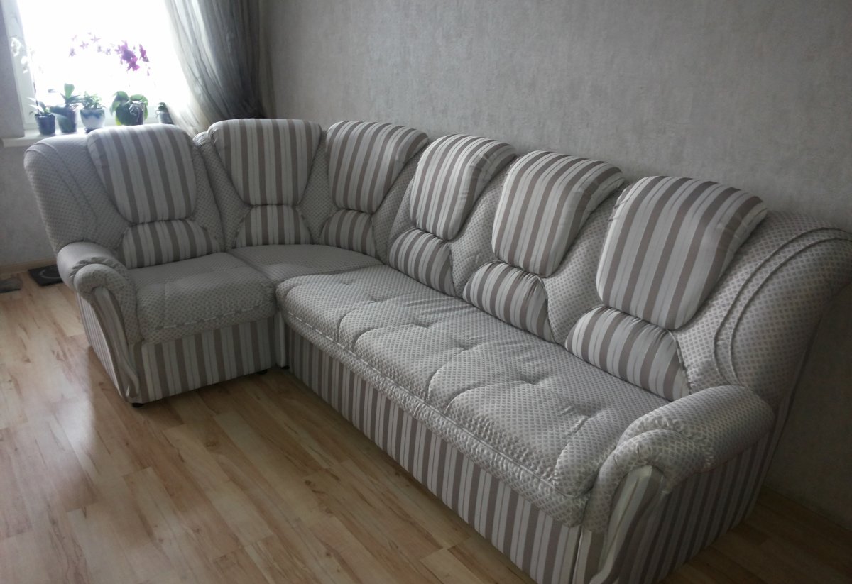 Мягкая мебель до и после