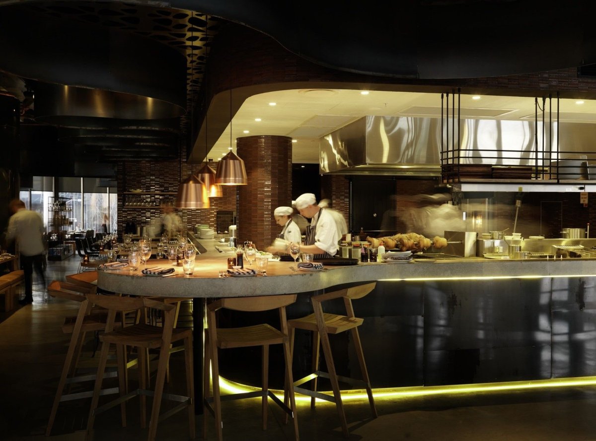 Открытая кухня