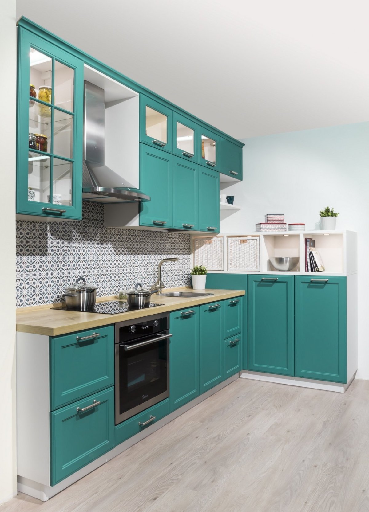 Кухня сосна лофт Леруа