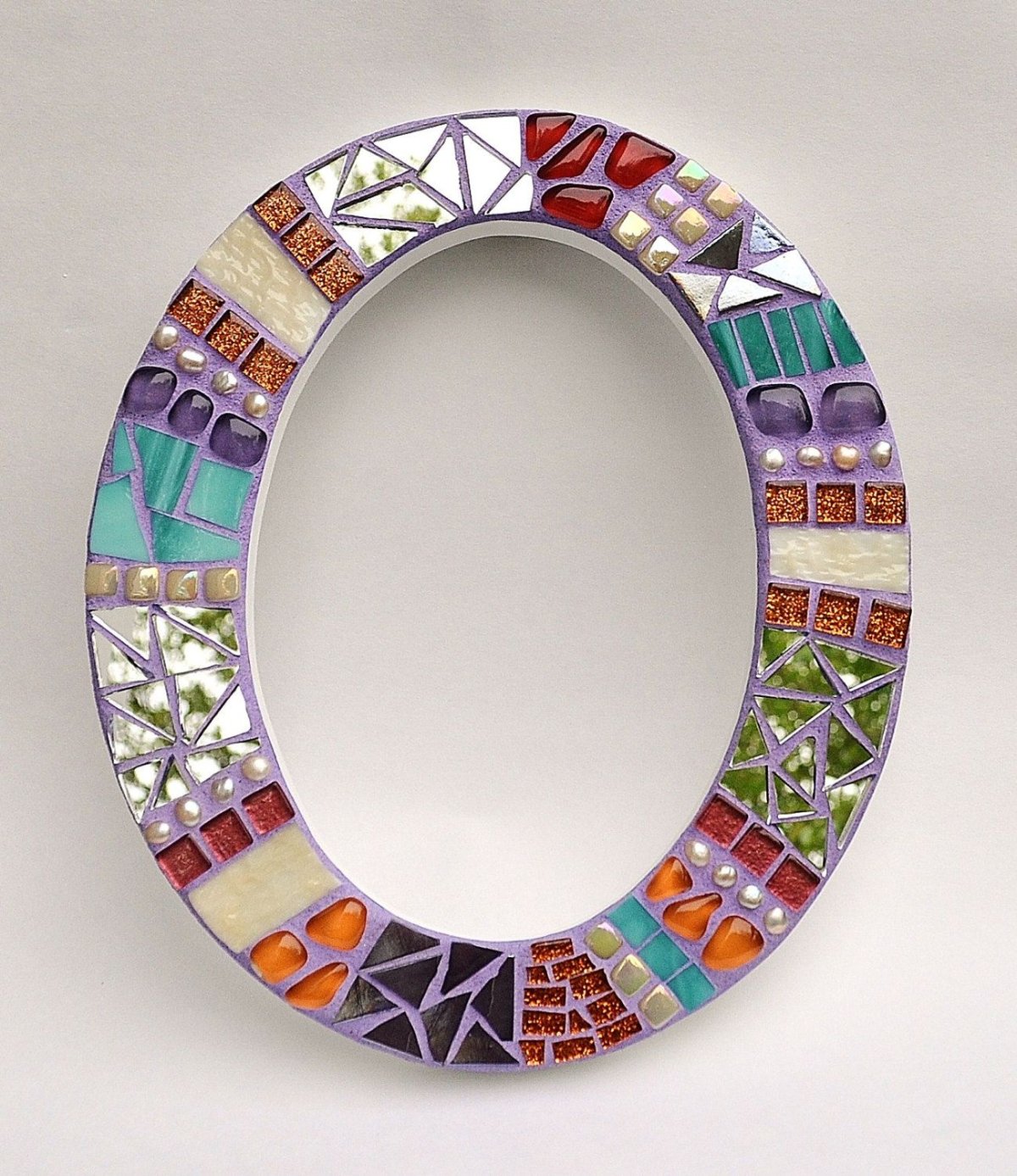 Декорирование старого зеркала