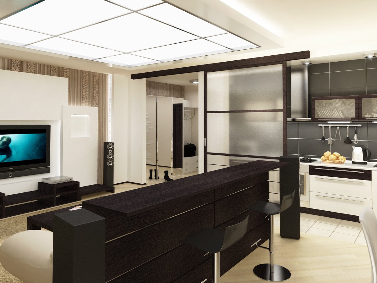 Барная стойка в цоколе