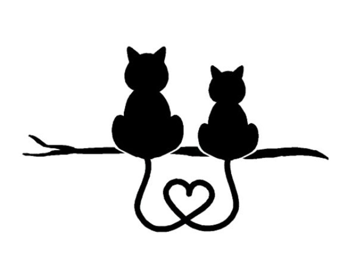 Декор кошка на стену