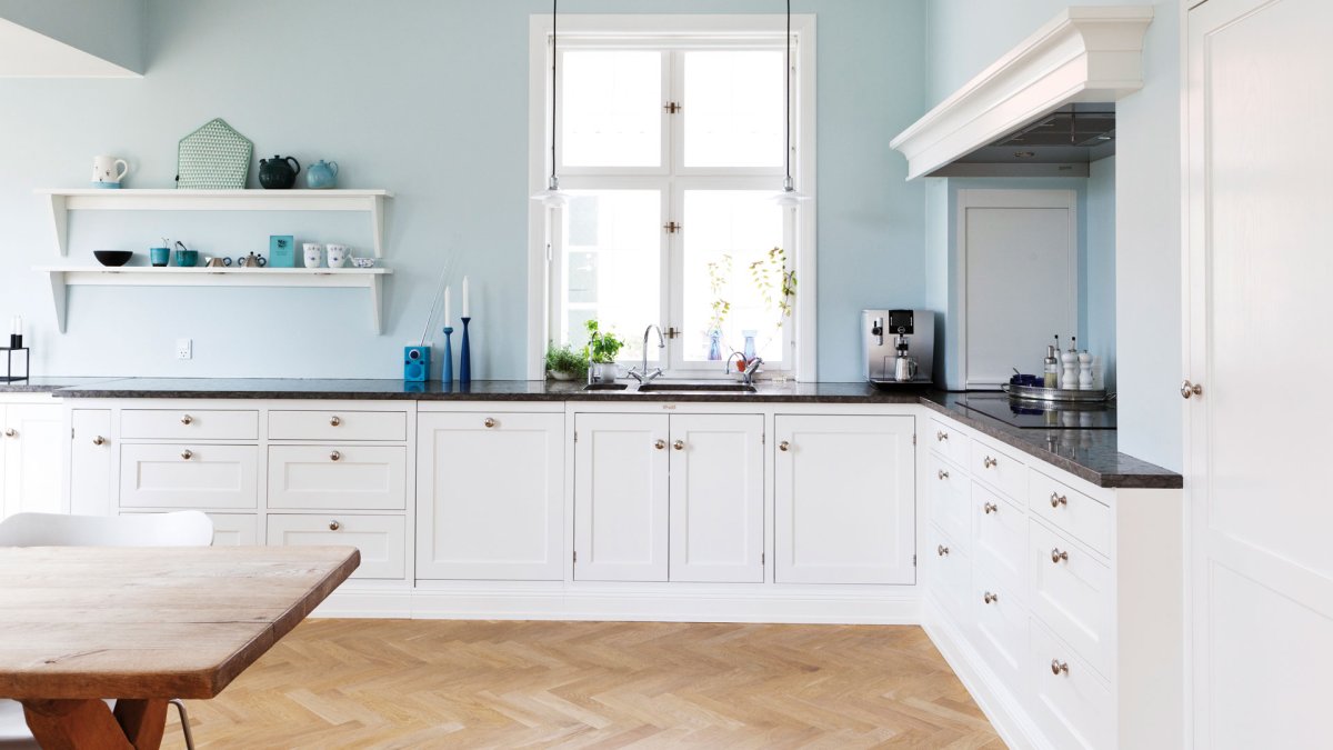 П образные кухни без верхних шкафов