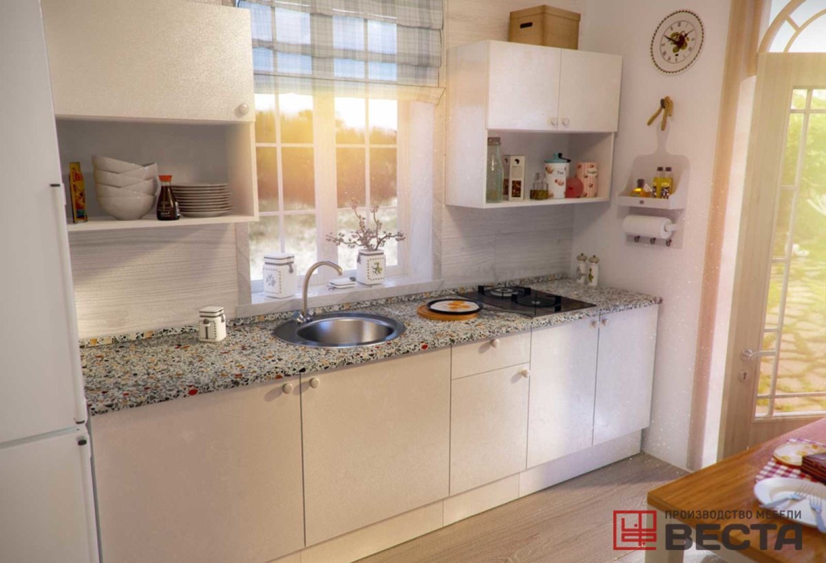 Кухонный гарнитур без навесных шкафов