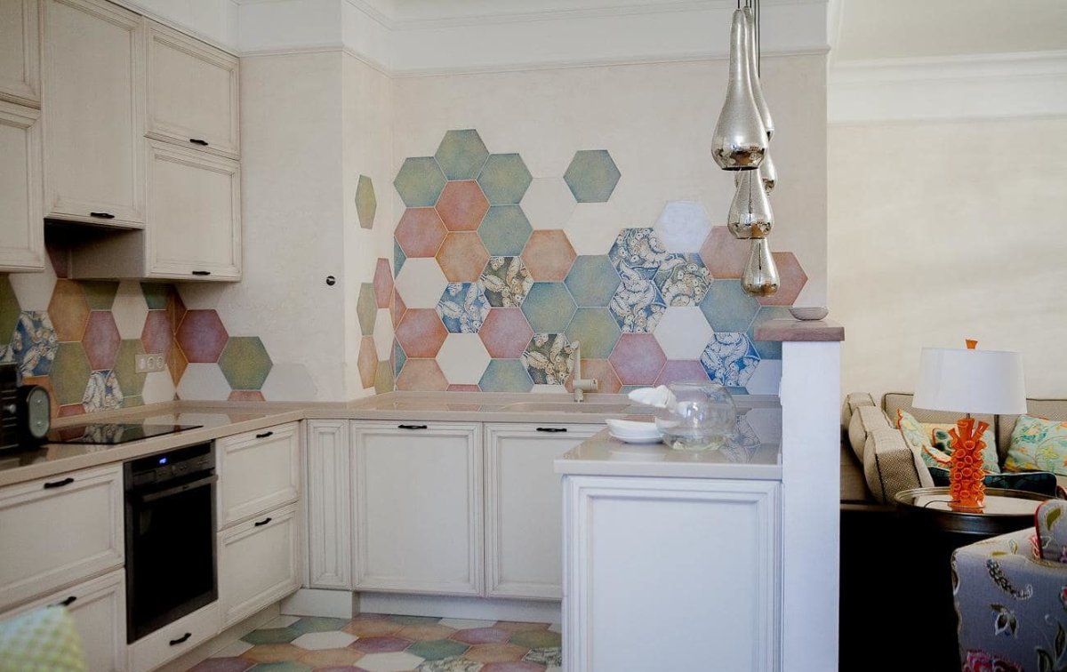 Кухня с неправильными углами