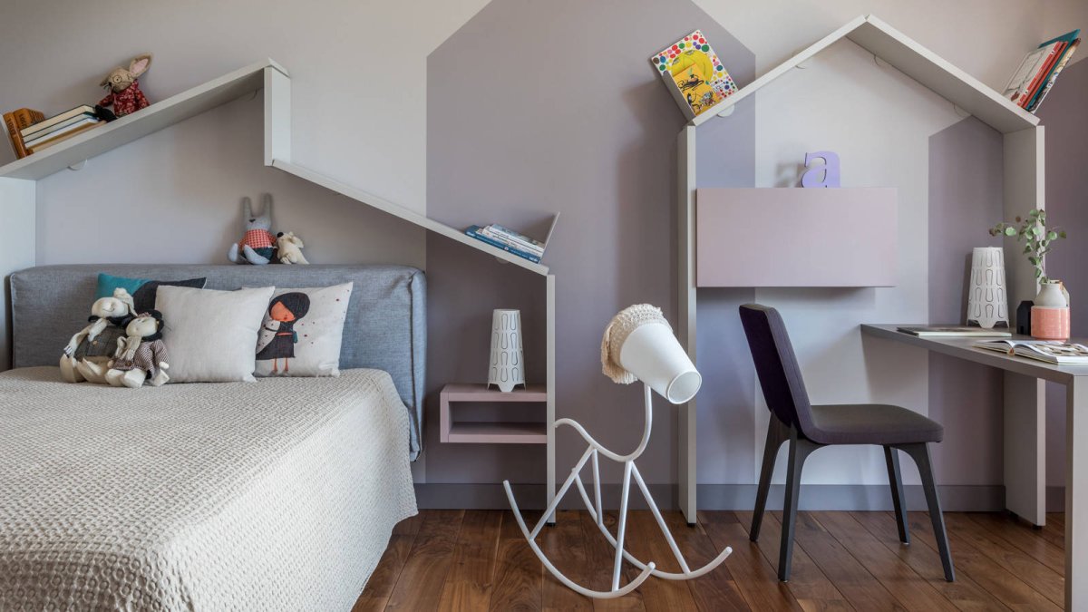 Яркая спальня