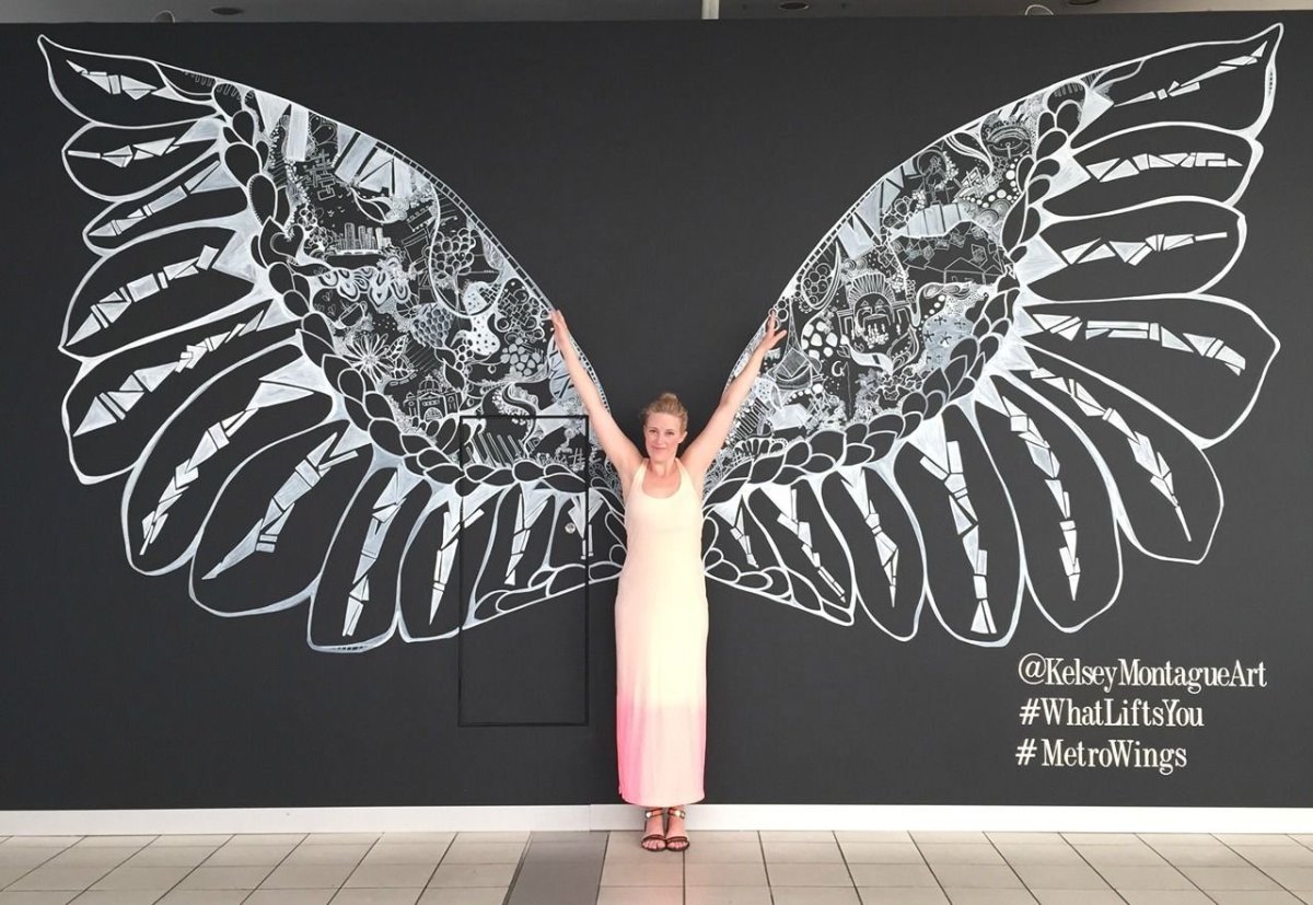 Крылья ангела в интерьере