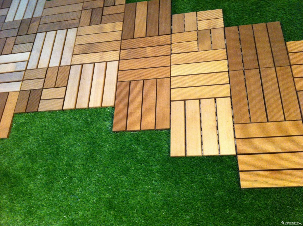 Садовый паркет Outdoor Мульти Браун