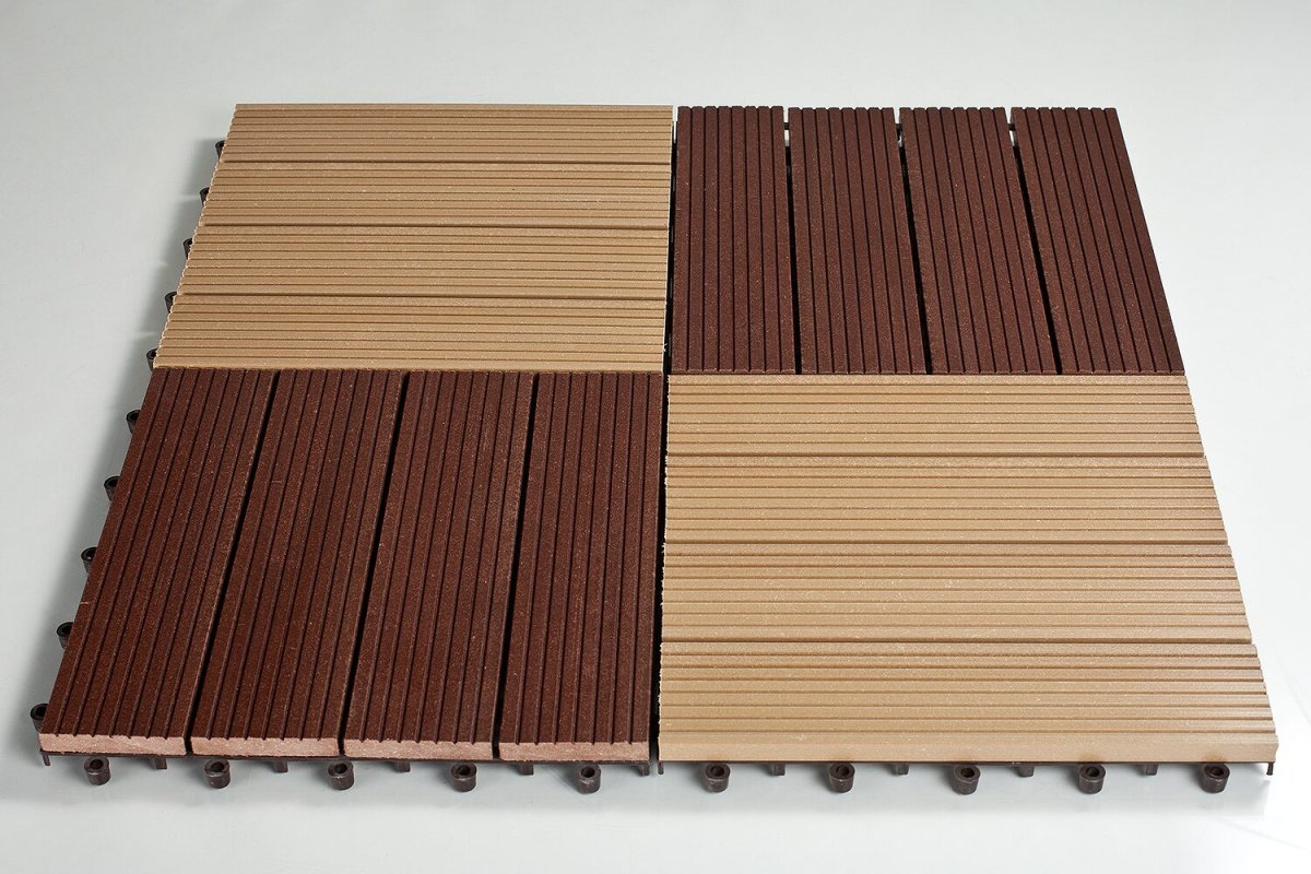 Садовый паркет из термодерева