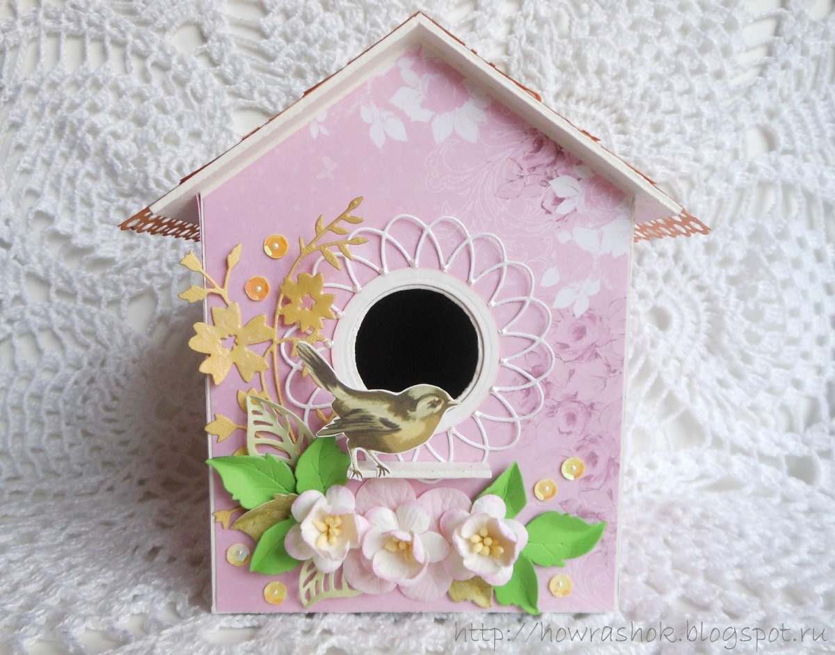 Красивые скворечники из картона