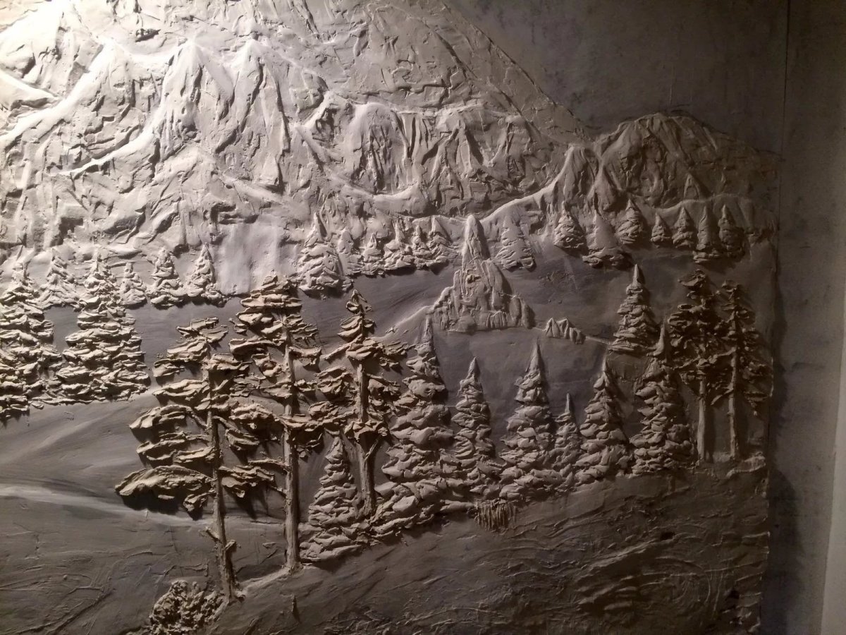 Барельеф с натуры Шубин