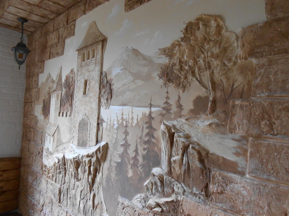 Художественная штукатурка стен