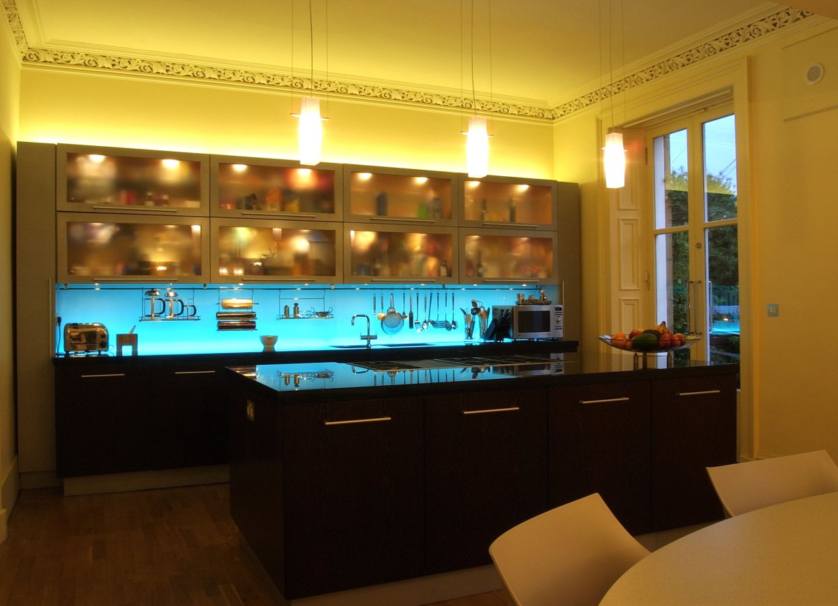 Led подсветка кухни