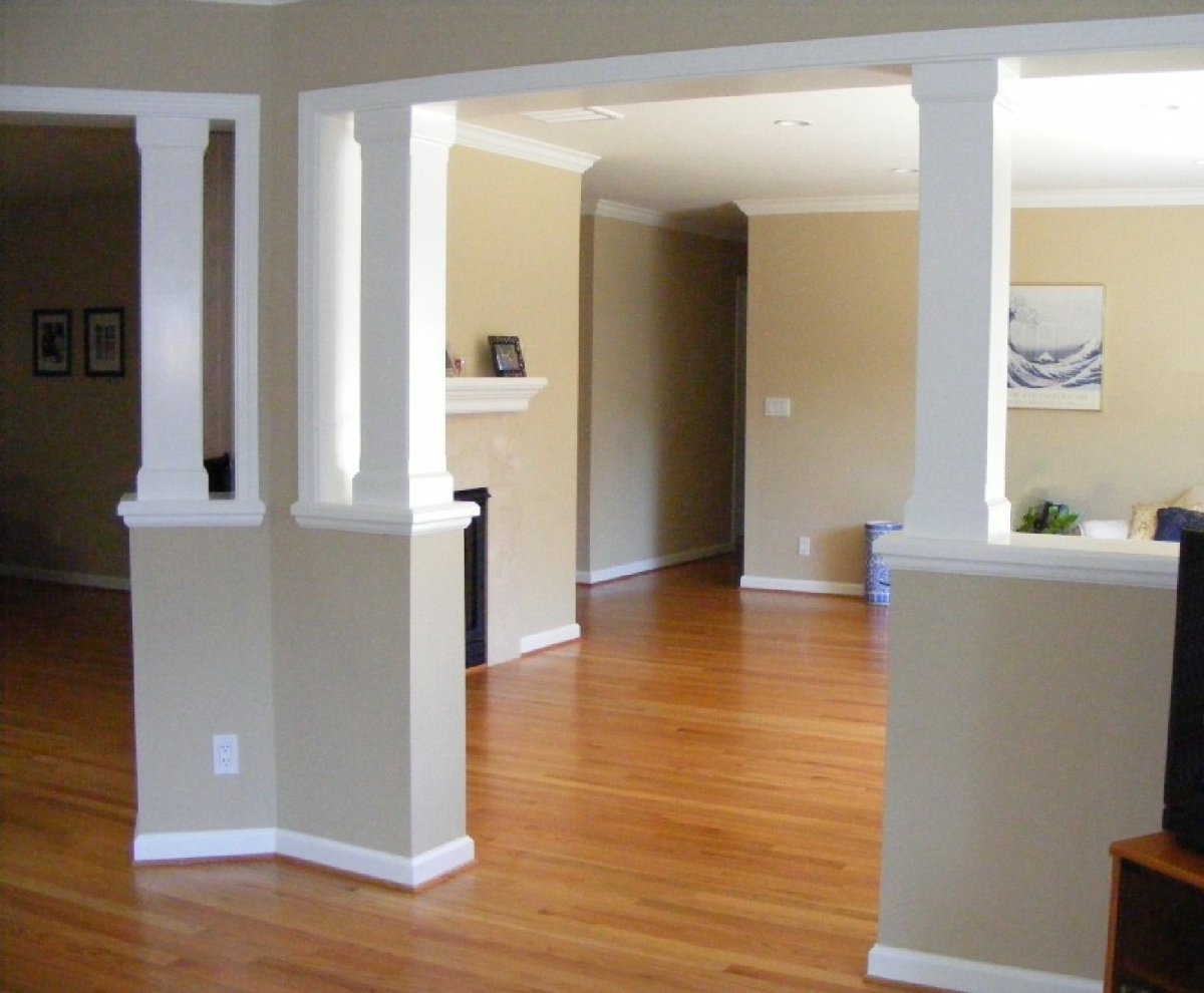 Колонна на кухне