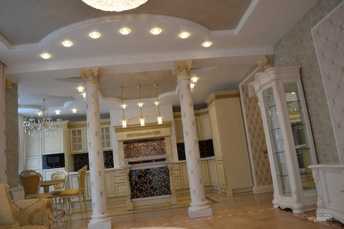 Колонна на кухне