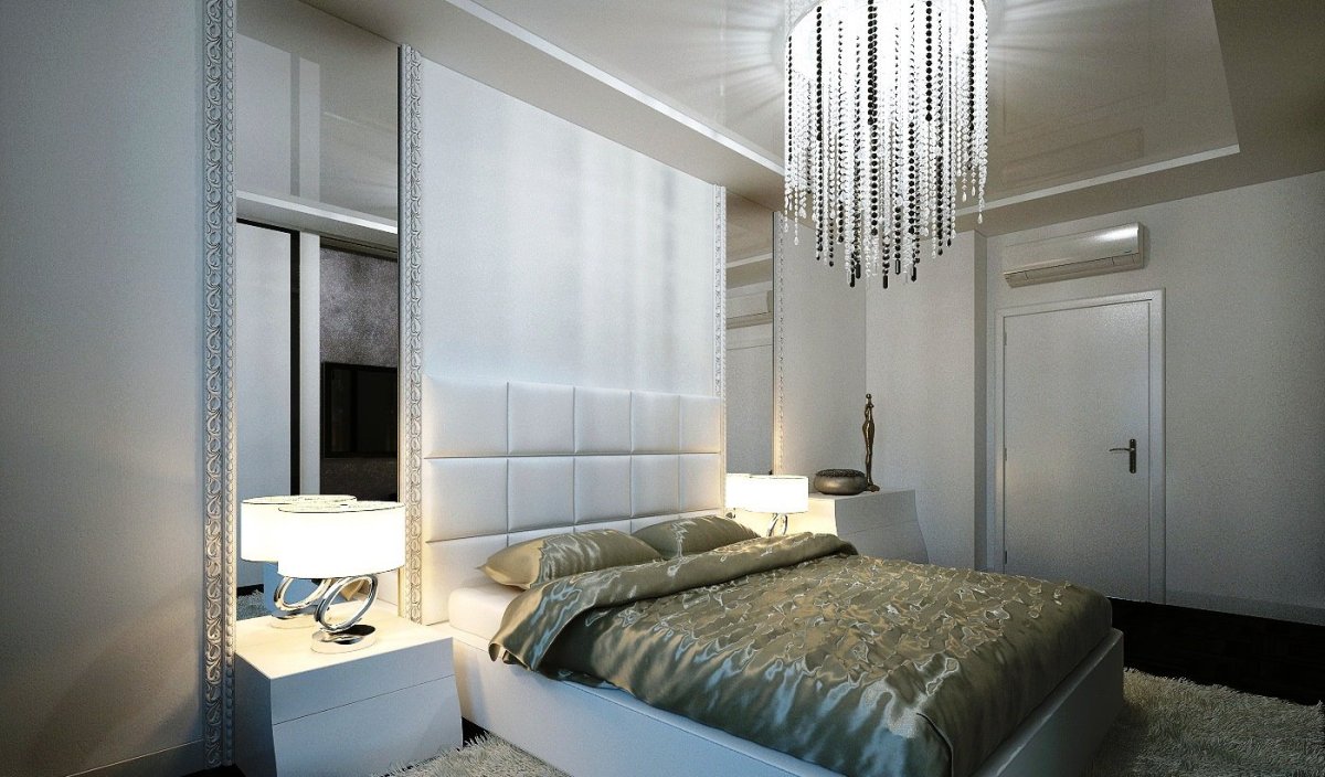 Современные зеркала в спальню