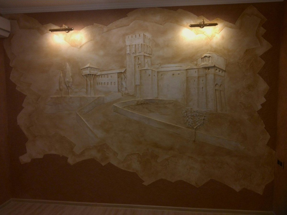 Фрески в интерьере