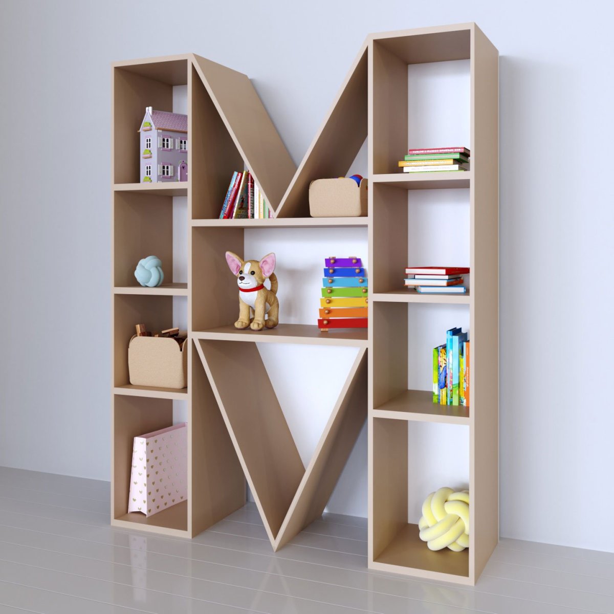 Стеллаж для книг и игрушек