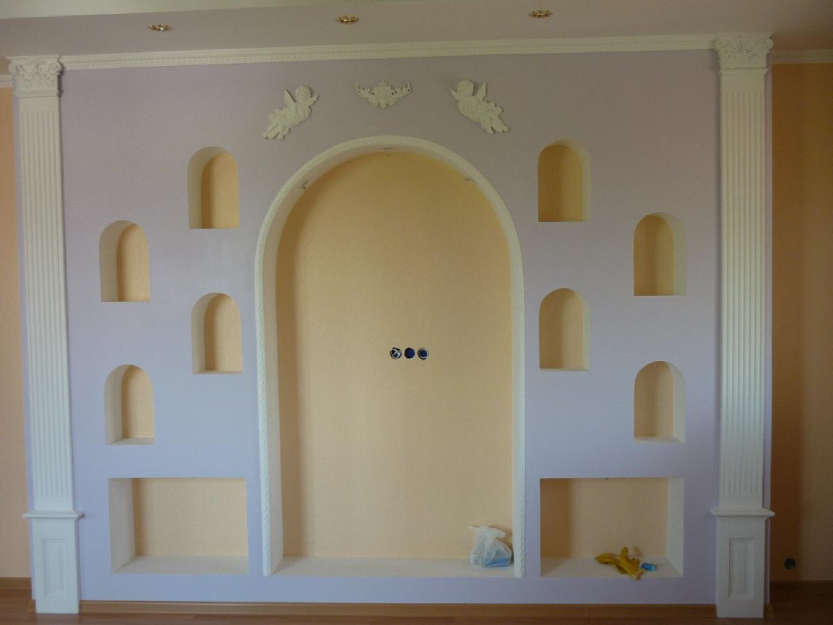 Из гипсокартона арка фигура