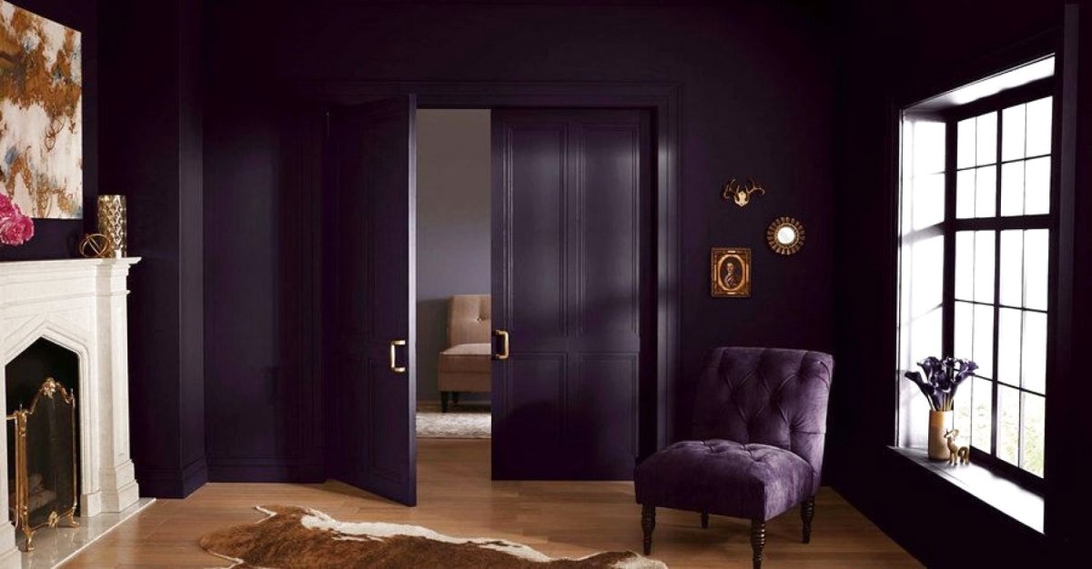 Коллаж темный интерьер