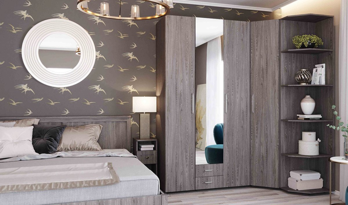 Спальня Ирис дуб бодега Арника