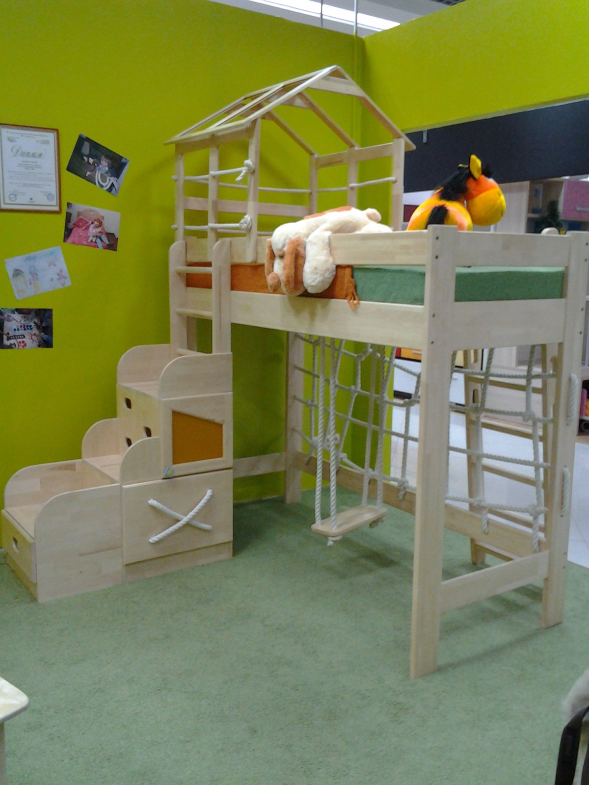 Двухуровневые детские комнаты