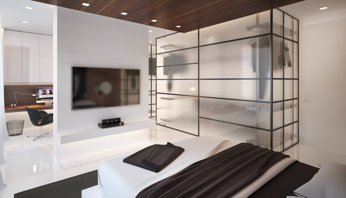 Студия зонирование пространства 30 кв.м