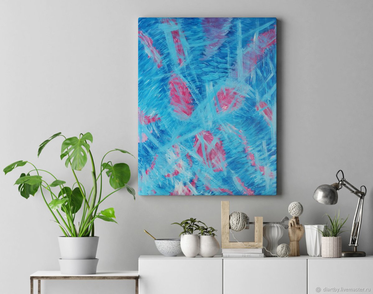 Интерьерные картины акрилом