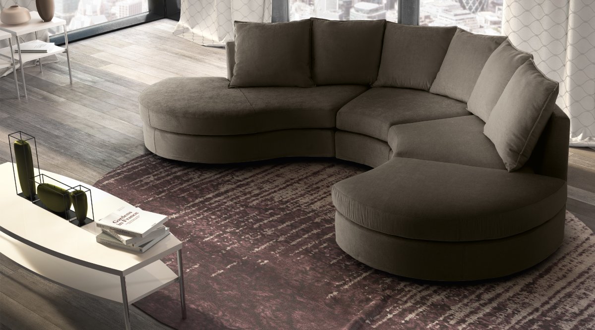 Диван полукруглый раскладной