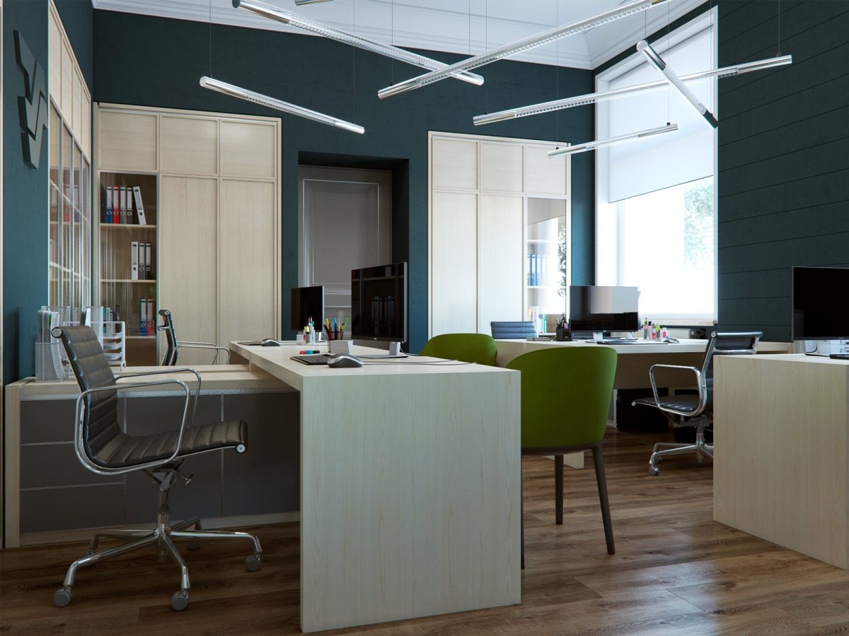 Интерьер небольшого офиса