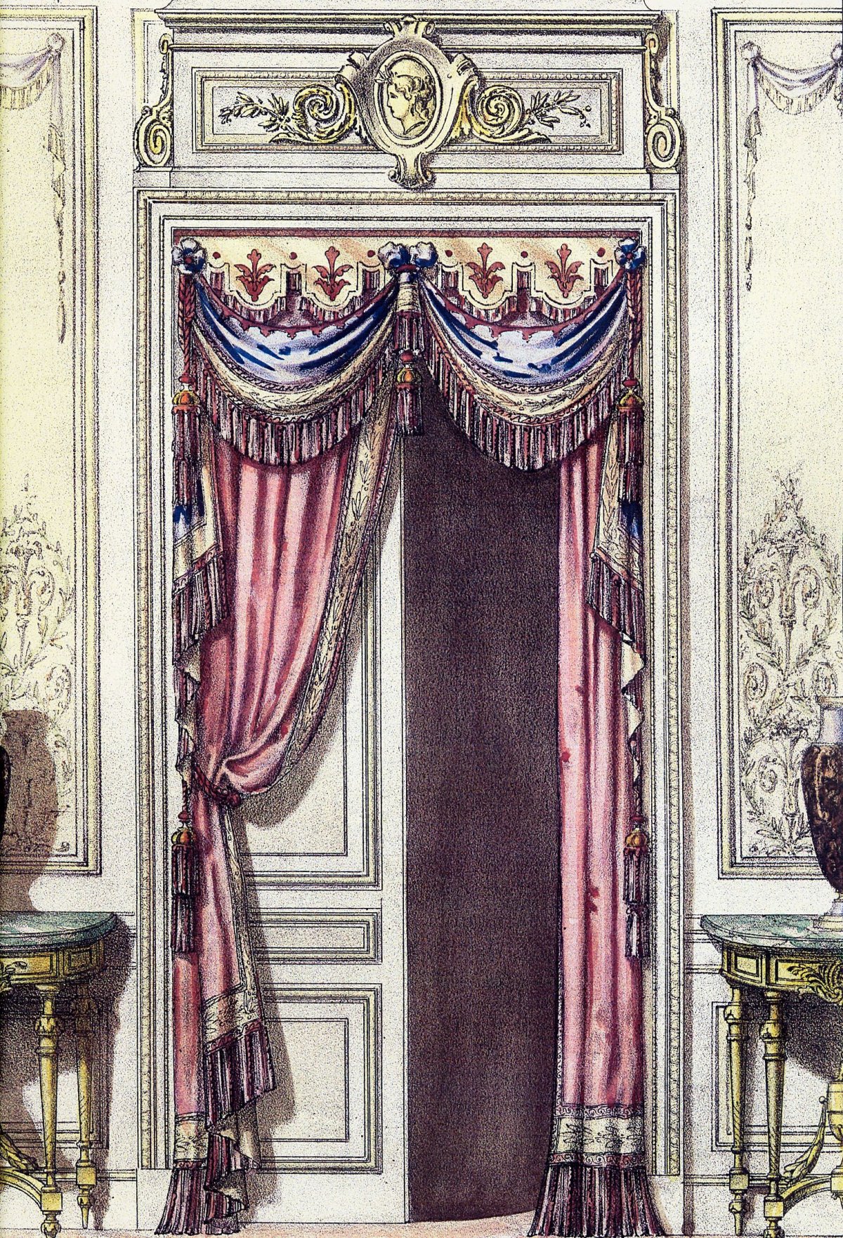Занавеси на окна Барокко 17 век Франция