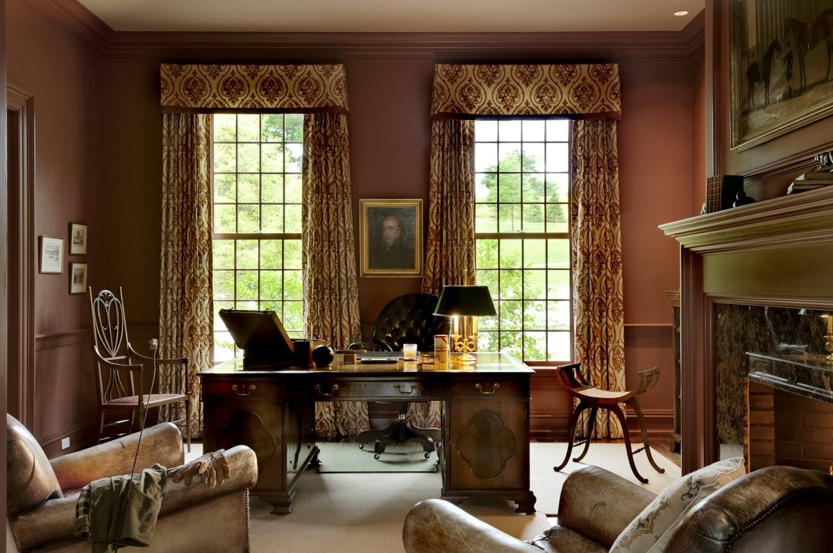 Шторы в колониальном стиле