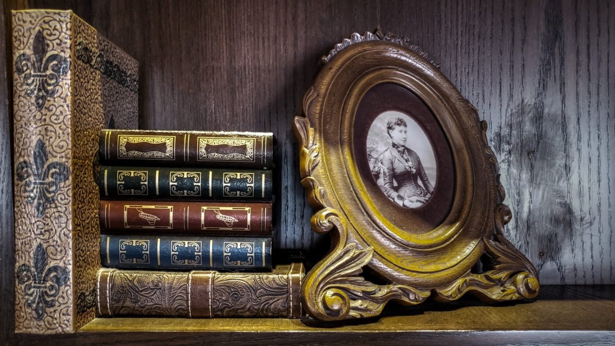 Библиотека в старинном доме