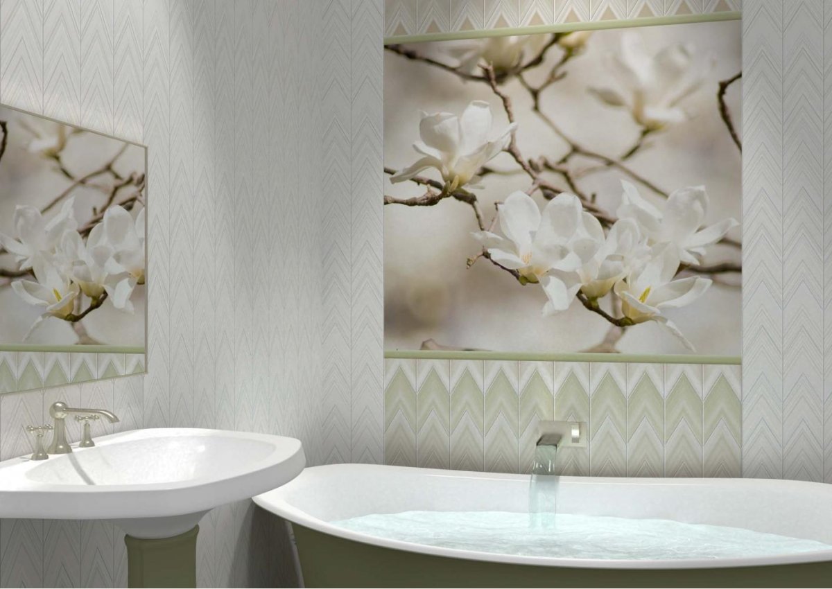 Панель ПВХ нимфея Магнолия