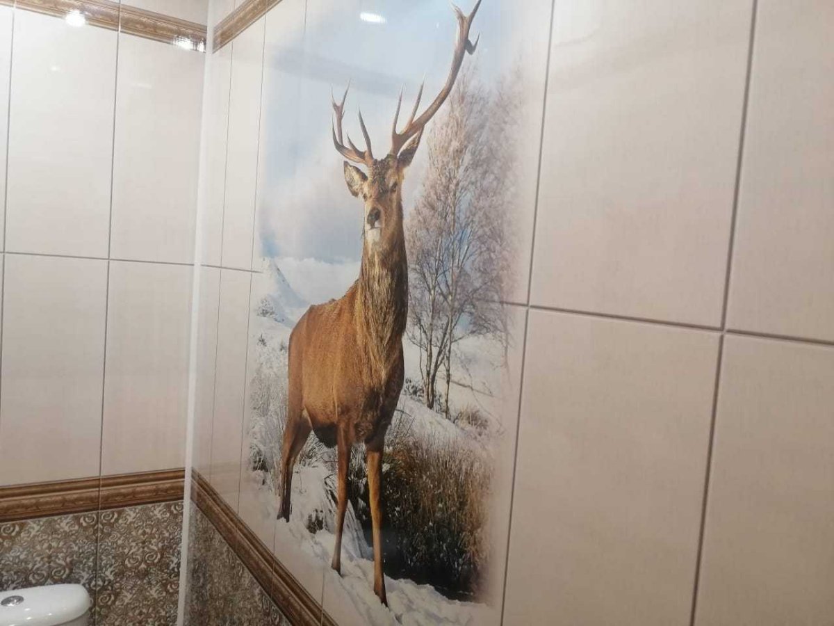 Плитка с изображением животных