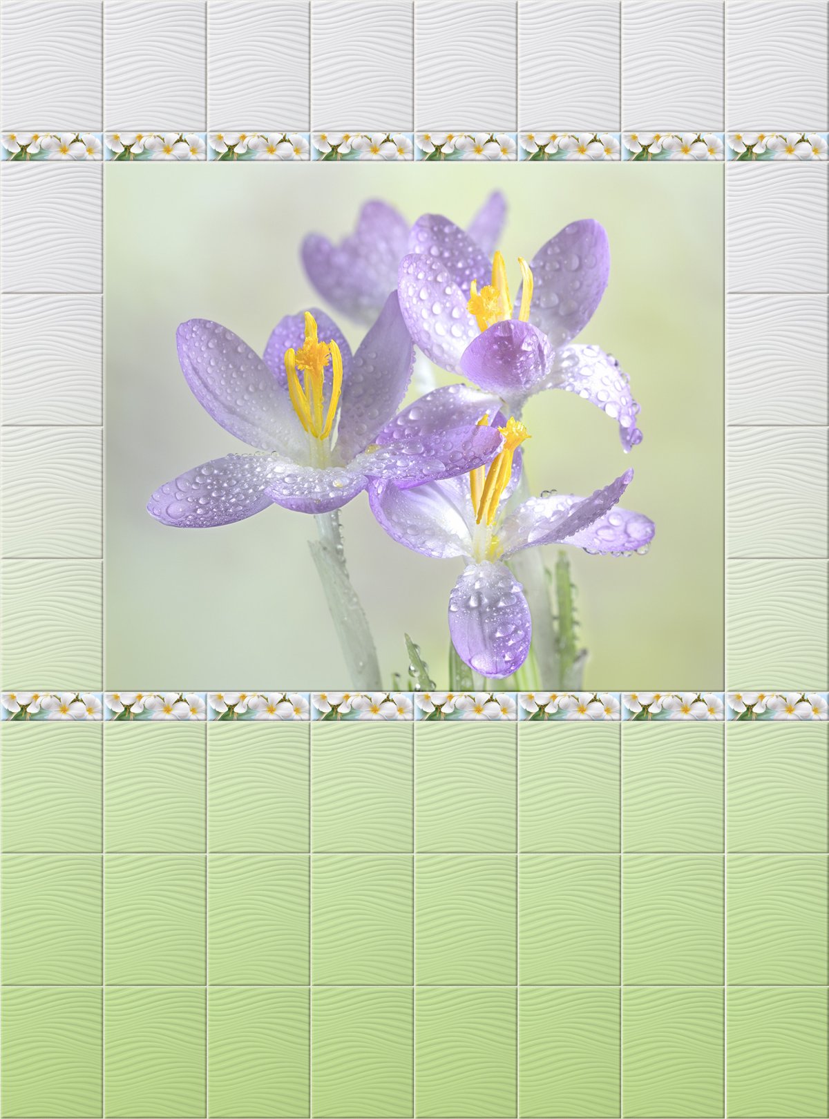 Роспись стен в стиле тропики