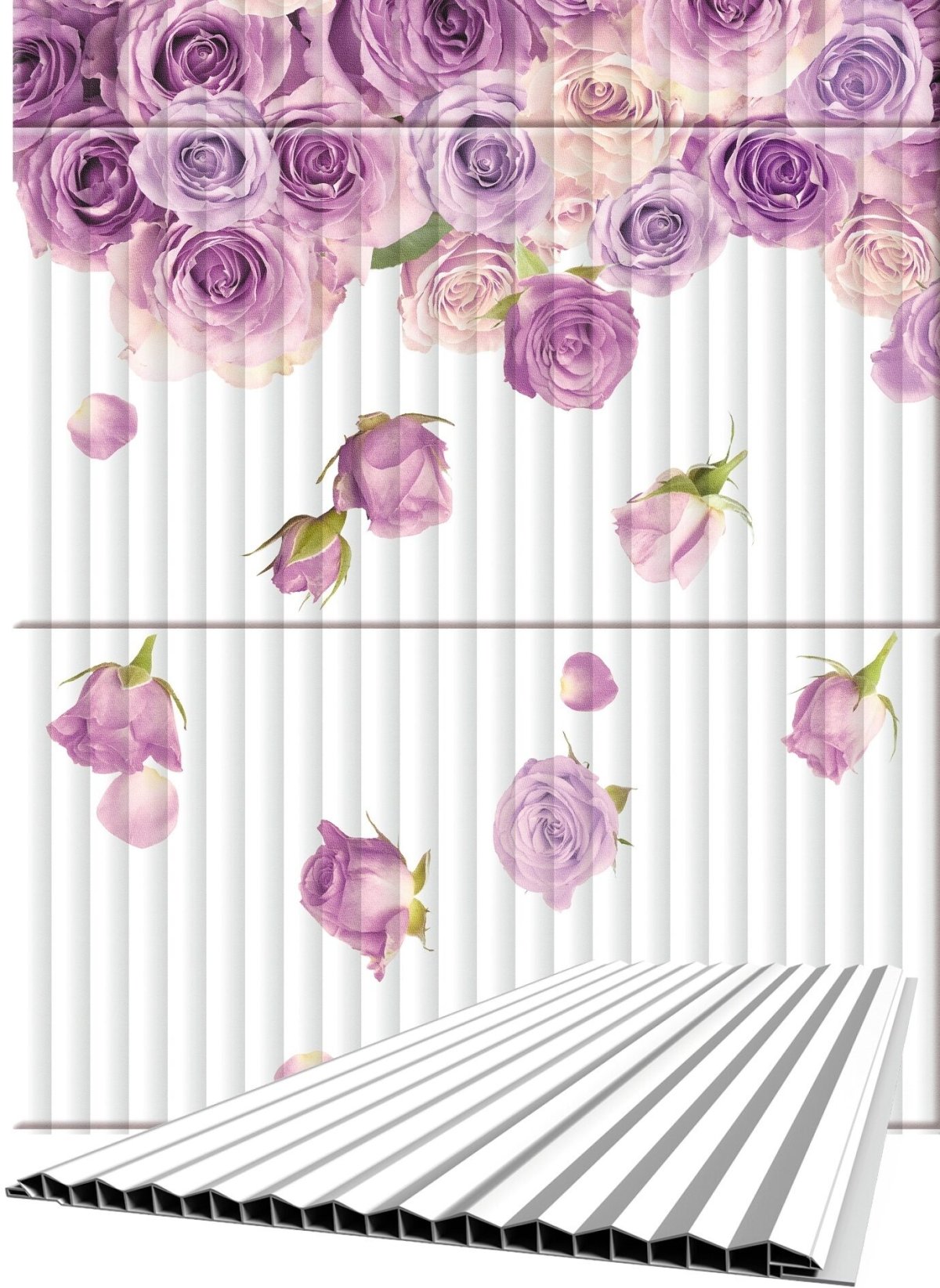 Панели ПВХ фиолетовые