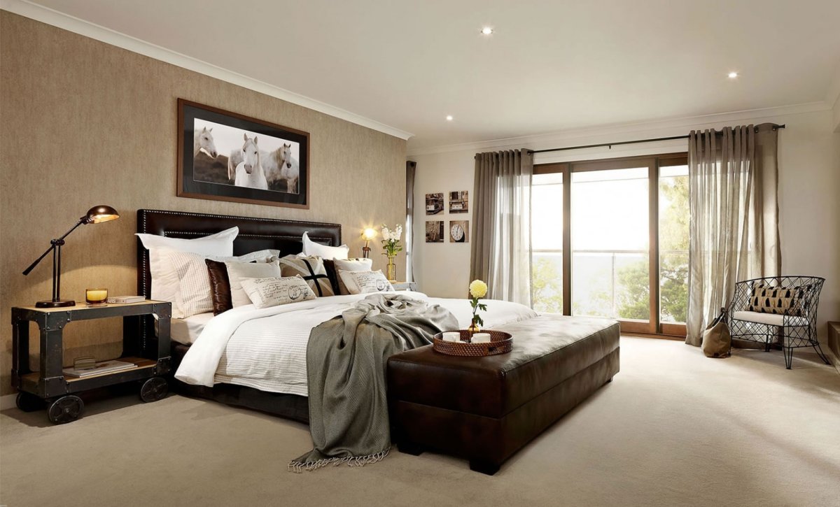 Акцентная стена в скандинавском интерьере