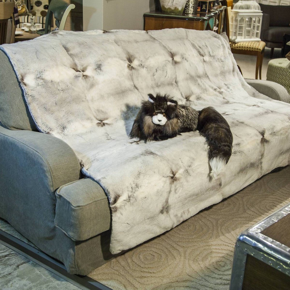 Плед под шкуру животных