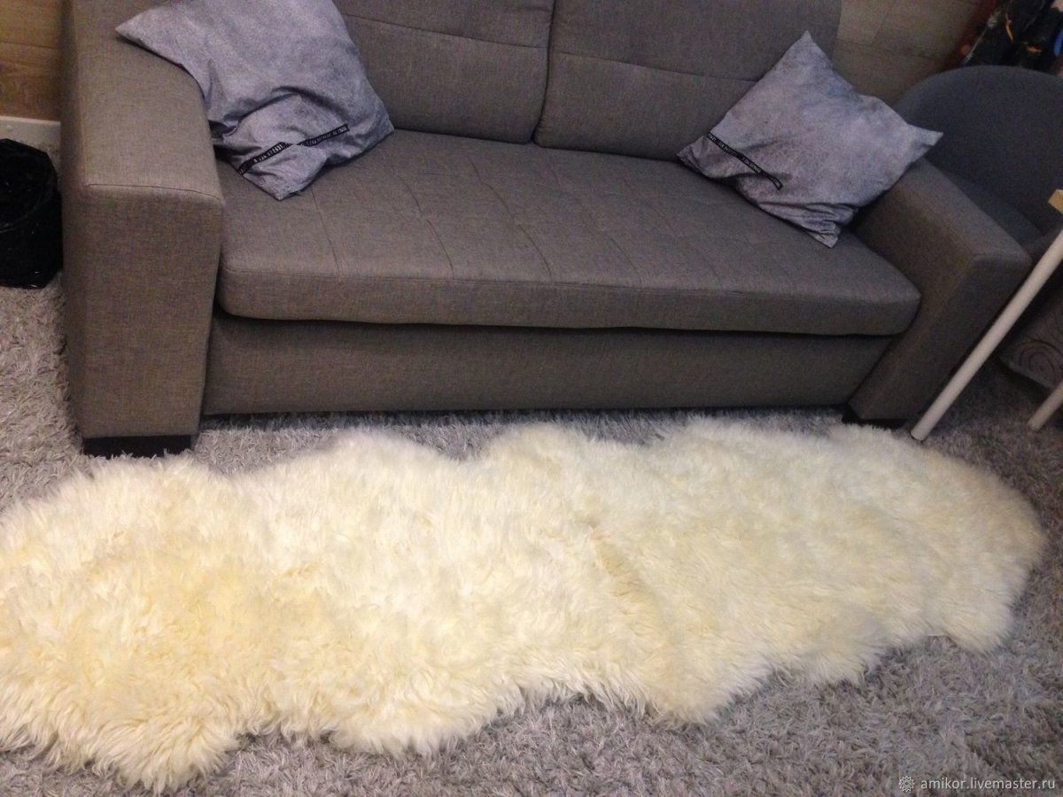 Овечья шкура в интерьере