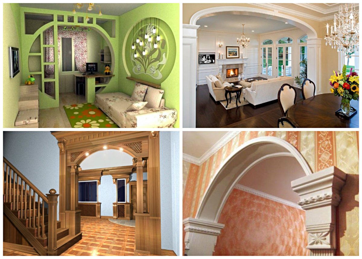 Формы арочных проемов