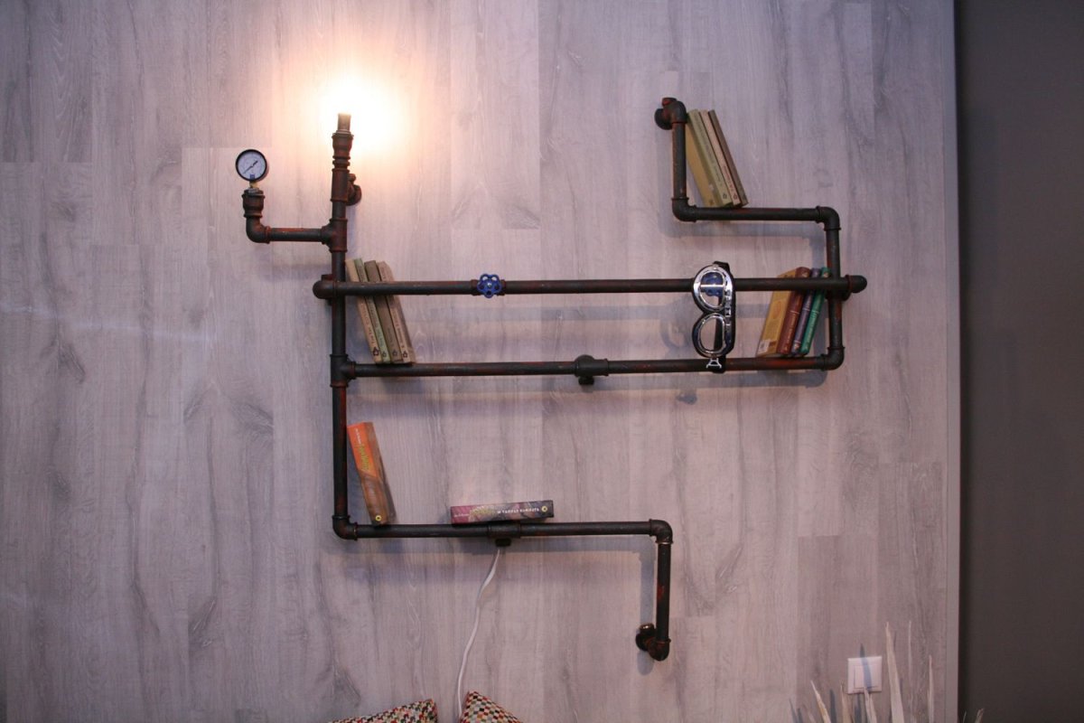 Полки из труб