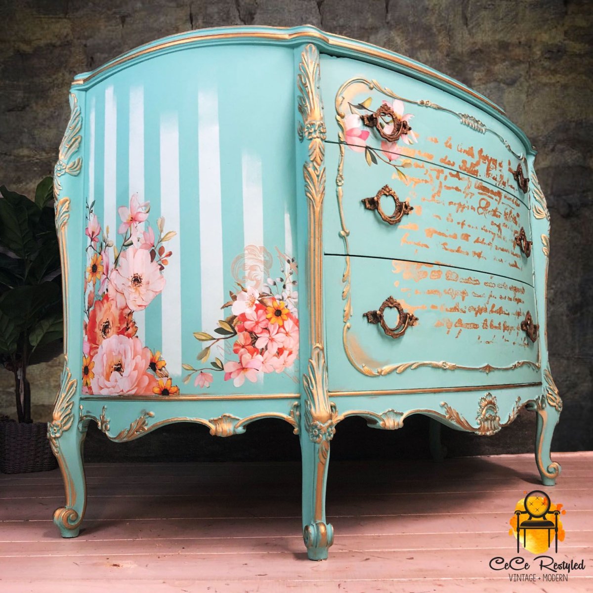 Покраска старого трюмо