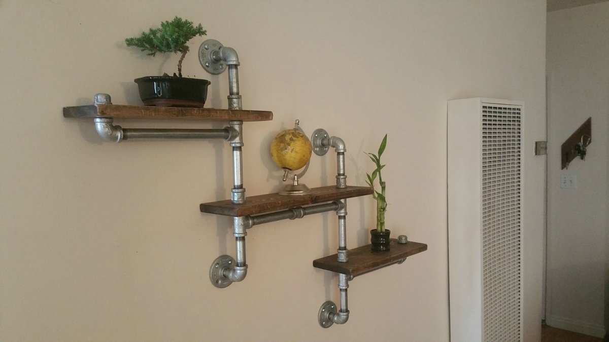 Shelf Decor Gold Layout