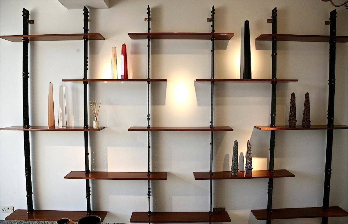 Полки из медных труб